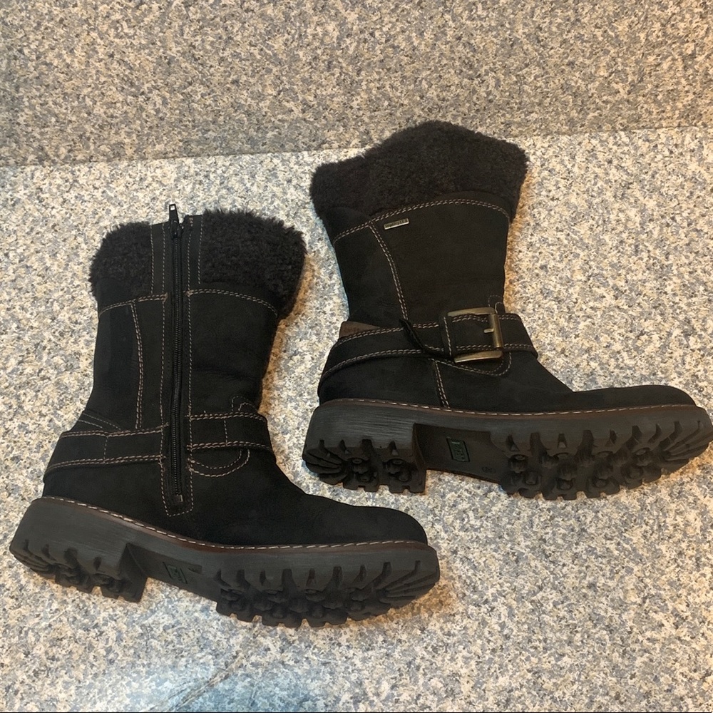 Josef Seibel Marta 51 Leather Waterproof Fur Lined Boots Size 8 1/2 - Picture 6 of 11